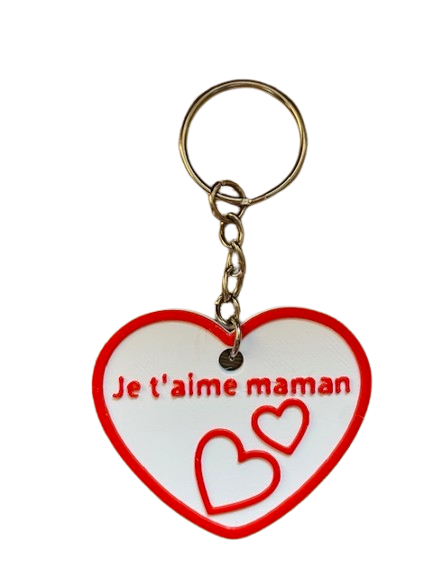 Porte-clé "Je t'aime maman"