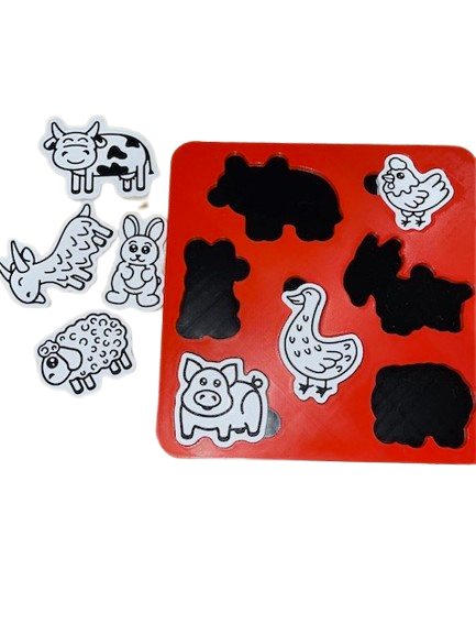 Puzzle enfant animaux de la ferme