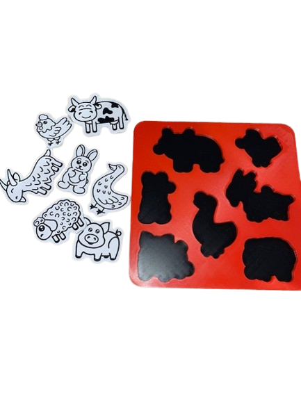 Puzzle enfant animaux de la ferme