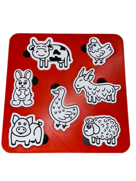 Puzzle enfant animaux de la ferme