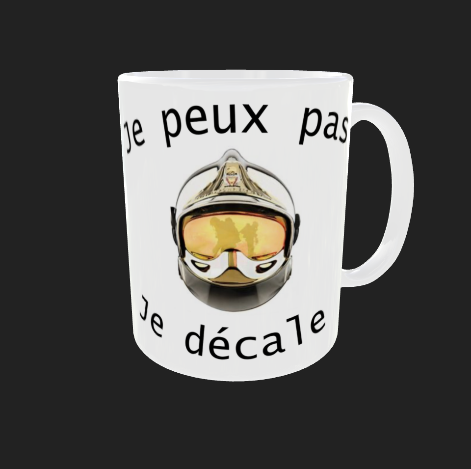 Tasse "Je peux pas je decale"