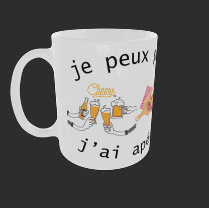 Tasse "Je peux pas j'ai apero"