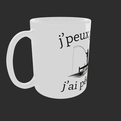 Tasse "J'peux pas j'ai pêche"