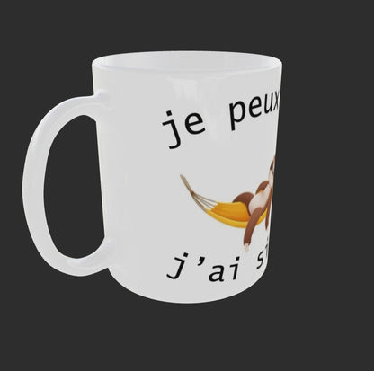 Tasse "Je peux pas jai sieste"